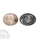 Roman Gemstone with Winged Deities