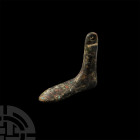 Roman Bronze Votive Foot Pendant