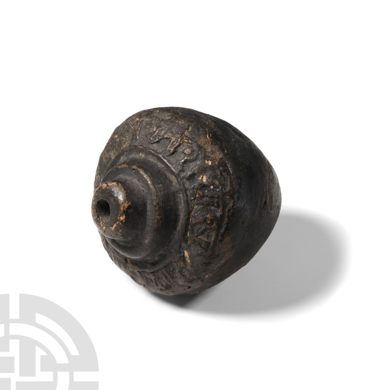 Byzantine Inscribed Ceramic 'Greek Fire' Fire Bomb or Hand Grenade
9th-11th cen...