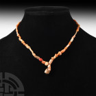 Western Asiatic Coral Bead Necklace