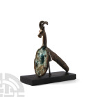 Western Asiatic Bronze Ibex Spout Protome