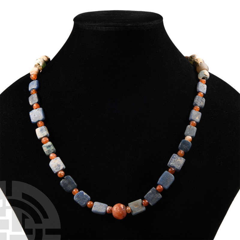 Western Asiatic Mixed Stone and Glass Bead Necklace
1st millennium B.C. and lat...