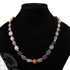 Western Asiatic Mixed Stone and Glass Bead Necklace