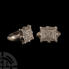 Western Asiatic Silver Ring with Inscription