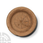 Western Asiatic Ceramic Plate with Star