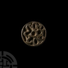 Central Asian Bronze Round Seal Matrix