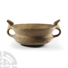 Luristan Double-Handled Terracotta Drinking Vessel