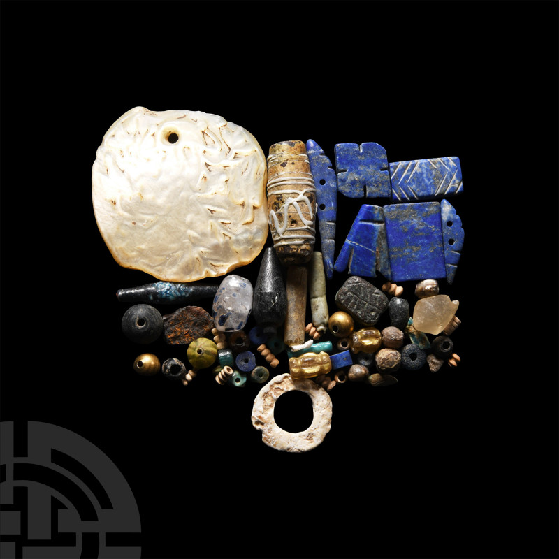 Western Asiatic Mixed Bead Collection
3rd-1st millennium B.C. and later. Compri...