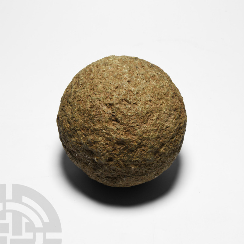 Roman Limestone Ballista Catapult Shot
1st-3rd century A.D. Suitable for use wi...