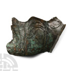 Roman Bronze Military Helmet Section