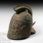 Greek Style Bronze Helmet