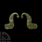 Roman Bronze Armour Double Fastening Hook