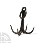 Medieval Iron Grappling Hook