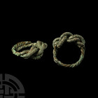 Viking Twisted Bronze Wire Ring