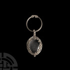 Viking Age Silver Pendant with Crystal Magnifier