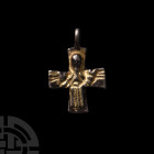 Viking Silver-Gilt Cross Pendant