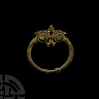 Viking Gilt Bronze Penannular Brooch Loop