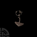 Viking Age Silver Thor's Hammer Pendant