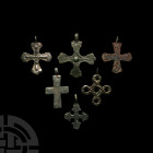 Viking Age Bronze Cross Pendant Collection