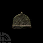 Viking Age Fire Steel with Bronze Jellinge Dragon Handle