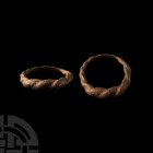 Viking Age Bronze Faux Twisted Ring