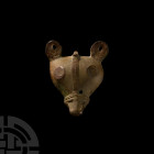 Pre-Viking Bronze Animal Head Pendant