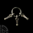Saxon Silvered Bronze Bridle Fitting