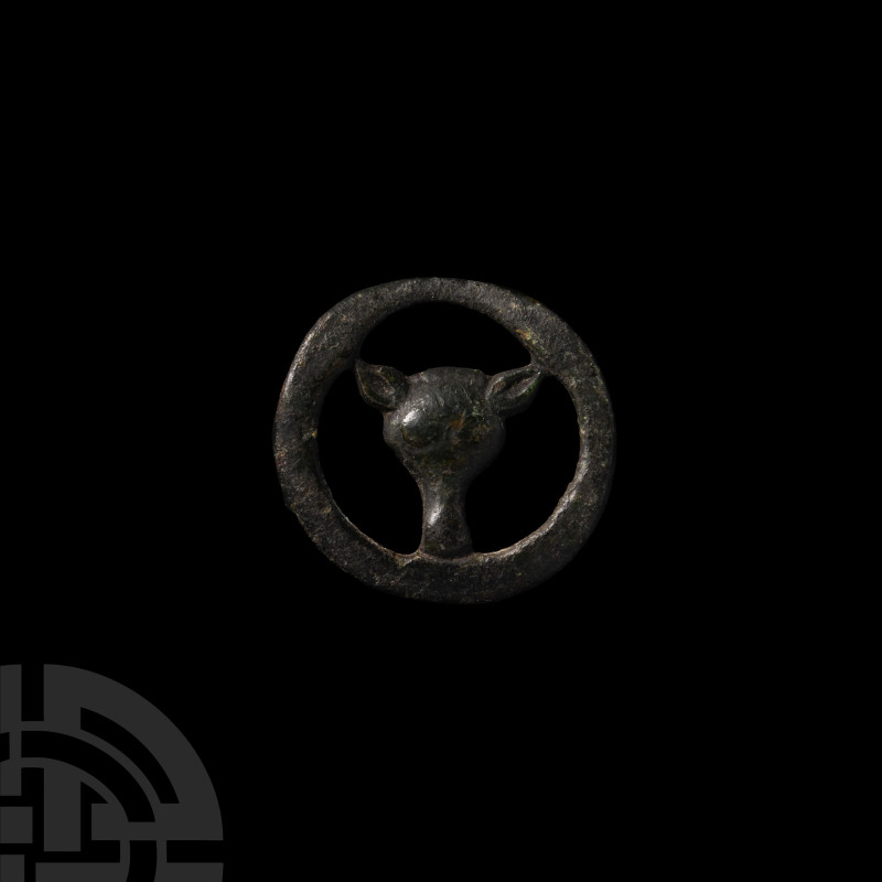 Viking Age Bronze Wolf-Head Strap Distributor
9th-12th century A.D. Comprising ...