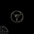 Viking Age Bronze Wolf-Head Strap Distributor