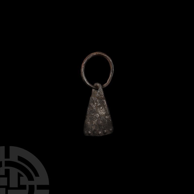 Viking Age Silver Axe Pendant
Circa 9th-11th century A.D. Composed of a free-ru...