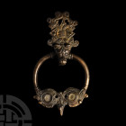 Viking Age Bronze Penannular Brooch with Dragon