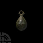 Viking Age Bronze Teardrop Pendant Weight