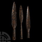 Viking Age Iron Socketted Spearhead and Javelinhead Group