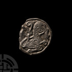 Viking Silver Mammen Style Dragon Pendant