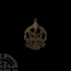 Viking Age Bronze Pendant with Bound Bird