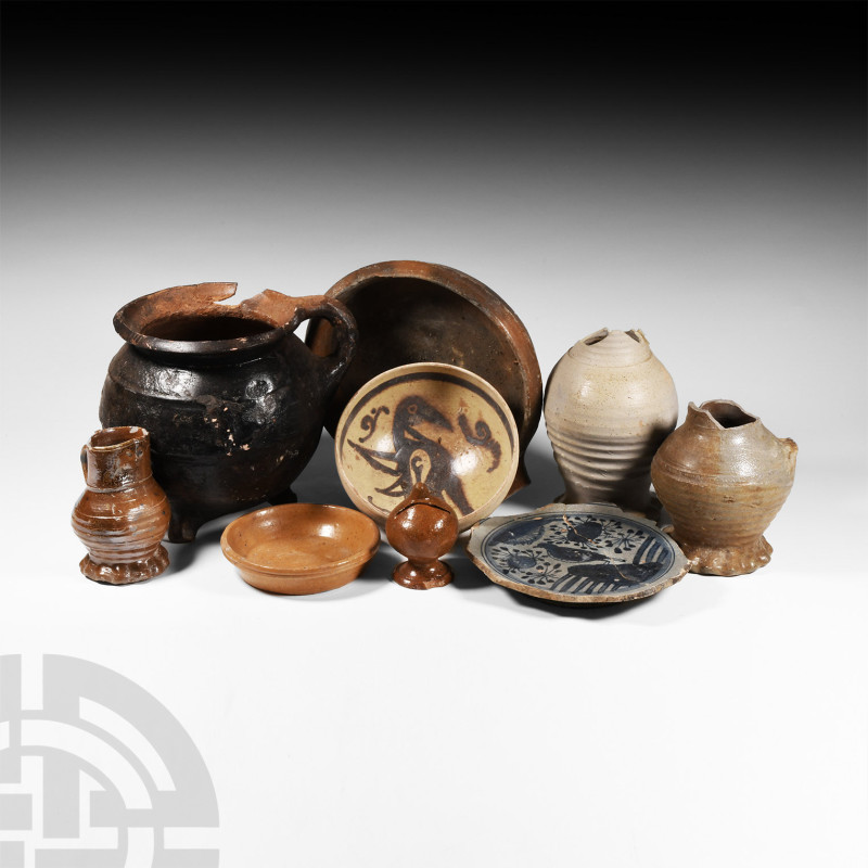 Medieval Ceramic Group
15th century A.D. and later. Comprising vessels of vario...