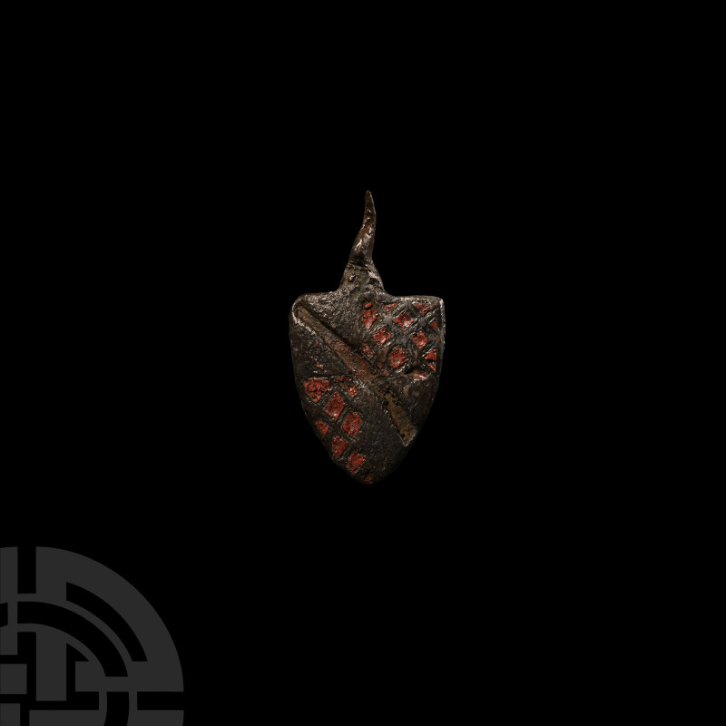 Medieval Knight's Heraldic 'de Clifford Family' Horse Harness Pendant
14th-15th...