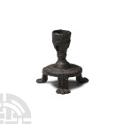 Medieval Pewter Candlestick