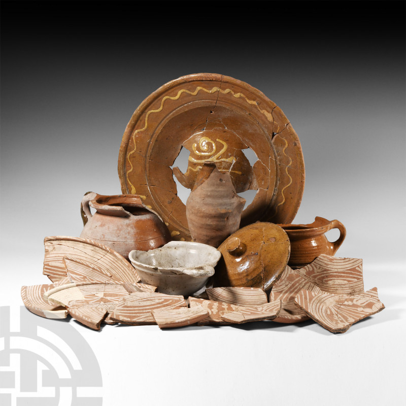 Medieval Ceramic Group
15th century A.D. and later. Composed of fragments of de...