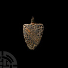 Medieval Bronze 'de Bohun Family' Knight's Heraldic Horse Harness Pendant
