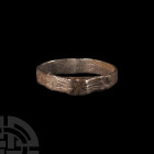 Medieval Silver Stirrup Ring