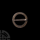 Medieval Silver-Gilt Ring Brooch
