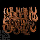 Medieval Iron Horse Shoe Group