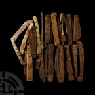 Post Medieval Iron Folding Knife Group