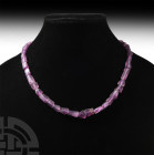 Amethyst Bead Necklace