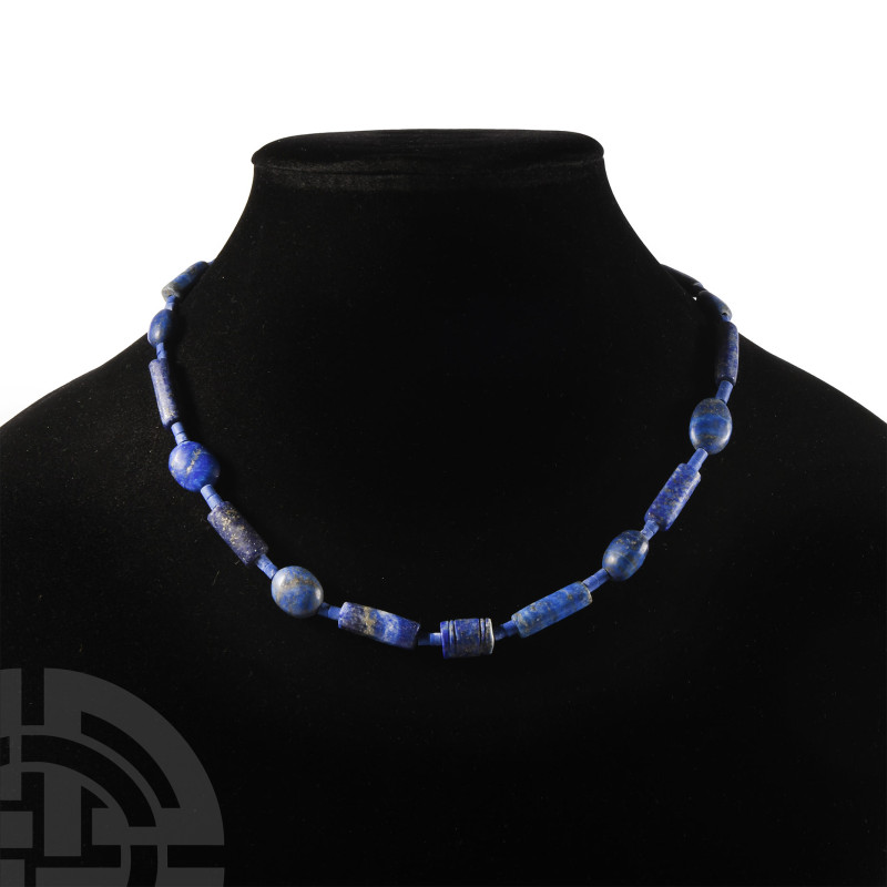 Bactrian Style Lapis Lazuli Bead Necklace String
20th century A.D. Mainly compo...
