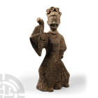 Chinese Large Terracotta Female Figure