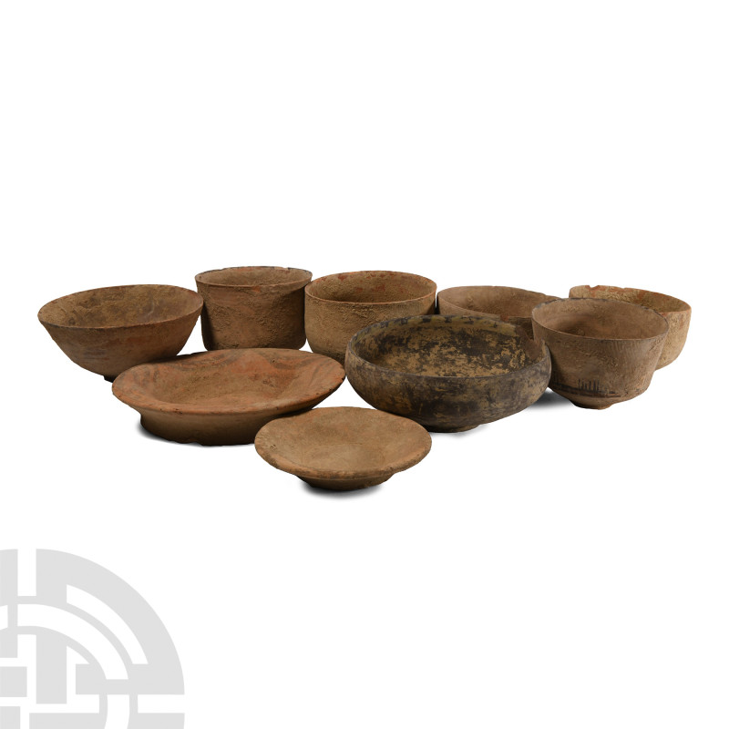 Indus Valley Pottery Group
2nd millennium B.C. Comprising bowls of various type...