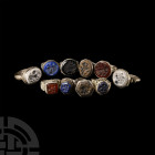 Bedouin Silver-Coloured Metal Ring Group