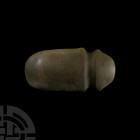 Large Prehispanic Grooved Polished Stone Axehead